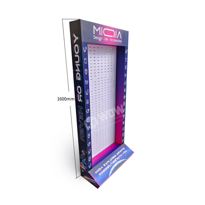 Custom Store Displays for Phone Accessories Featuring Point of Sale Hanging Displays and Custom Foam Board Displays