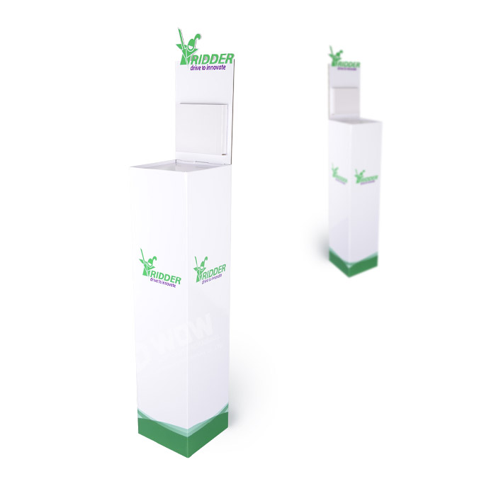 Cardboard Marketing Displays for Energy Drink Store Display Bins
