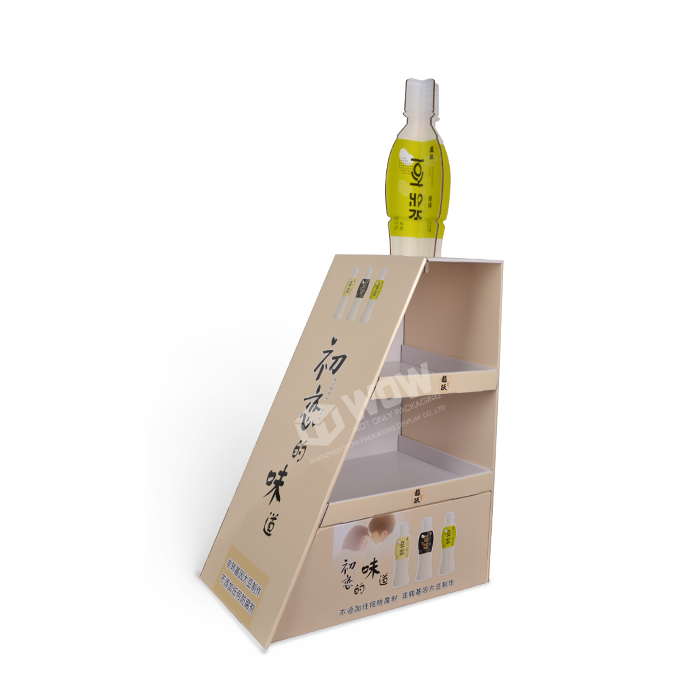 Cardboard Floor Stand POS Soda Pop Display Packaging