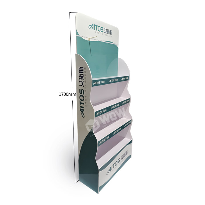 Plastic Tiered Display Stand for Light Bulbs