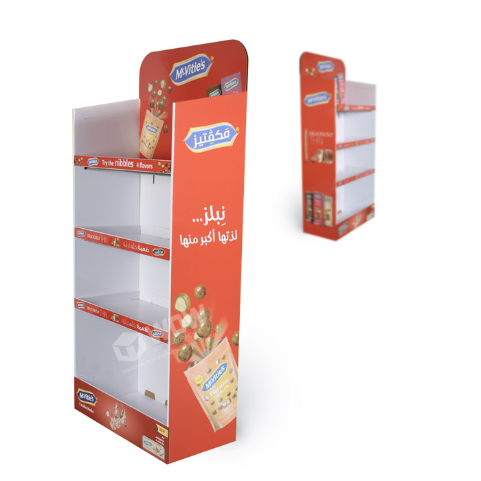 Innovative Cardboard Endcap Display for Cookie POP Displays