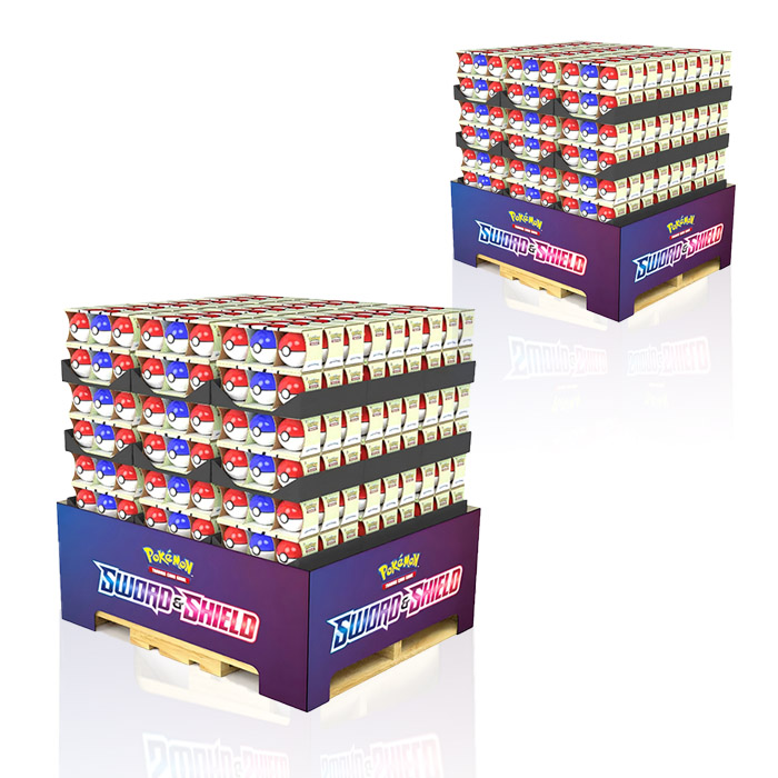 Volleyball Supermarket Product Display with Pallet Store