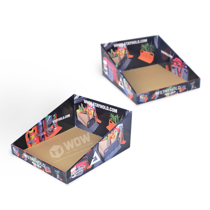 Custom PDQ Trays for Car Accessories Display Rack with Karton Design