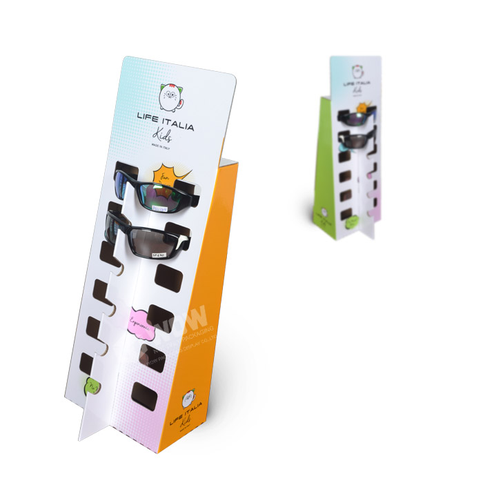 Custom Countertop Displays for Cardboard Sunglasses with POP Retail Solutions