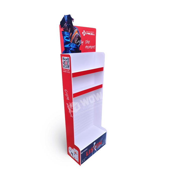 Plastic POP Displays for Earphone and Standing Pegboard Display