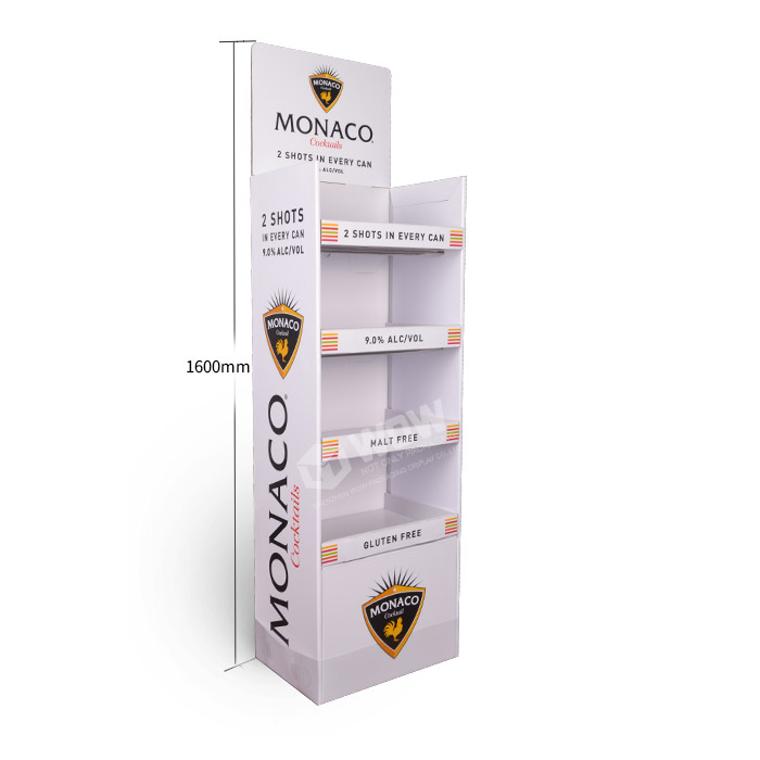 Innovative POP Displays for Standing Cardboard Beverage Display Stand