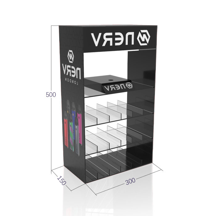 Table Acrylic Stand for Vaping Display and Counter Purchases