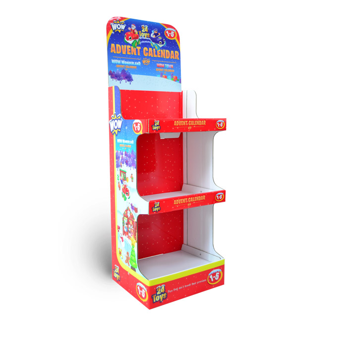 Cardboard End Cap POS Toy Display Shelf Products