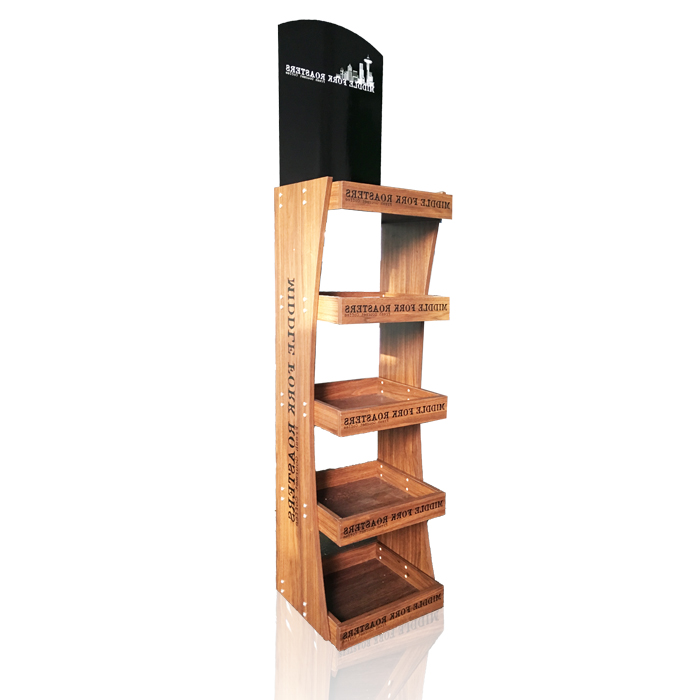 Custom FSDU Honey Display Stand with Wooden Display