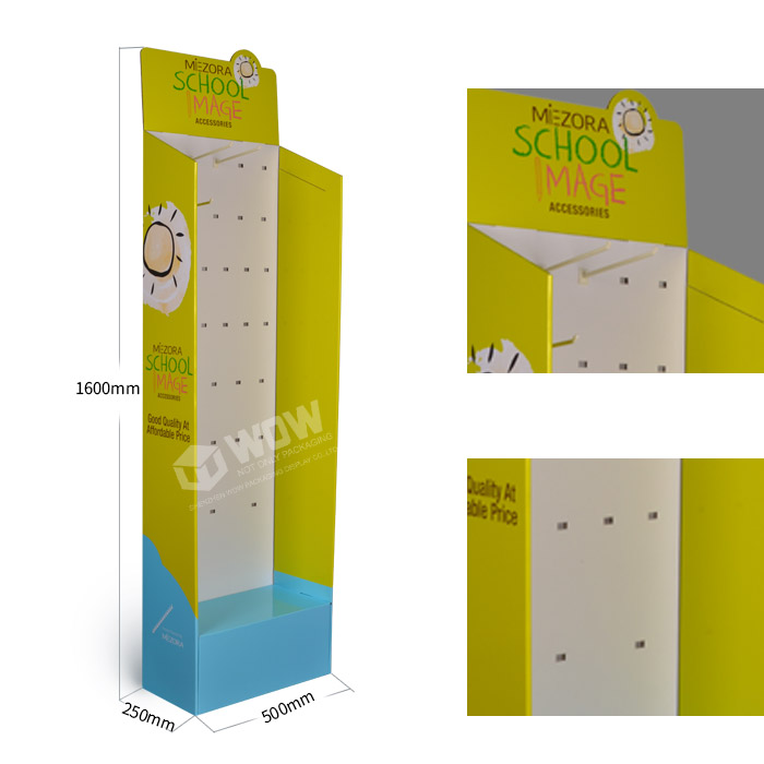 Retail Point of Purchase Seed Packet Display Stand Featuring Cardboard Peg Display