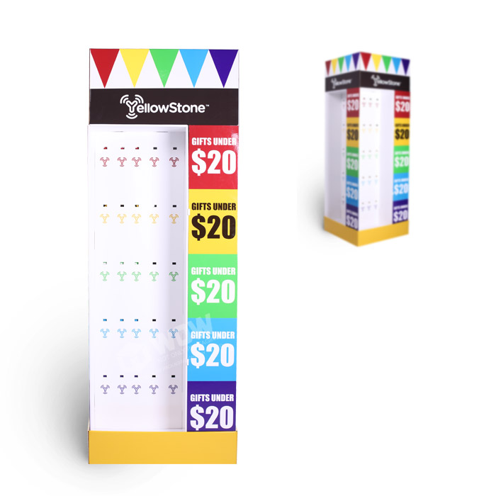 Mobile Accessories Display Rack Featuring Pallet Displays for Retail and 4-Sided Cardboard Retail Display Stands
