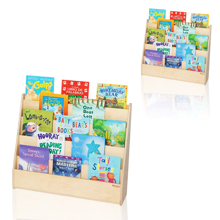 Countertop Card Display Stands with Wooden Tiered POS Units