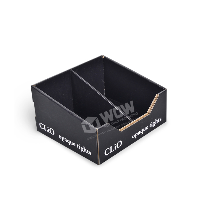 Corrugated Point of Sale Underwear Display Rack with Display Trays