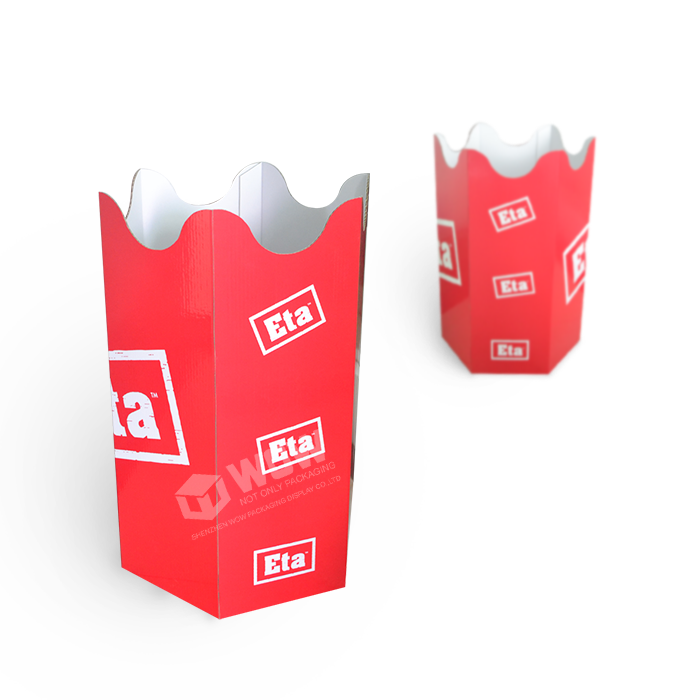 Promotional Cardboard Snack Display Rack with Store Display Bins