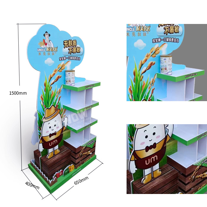 Bespoke Point of Sale Solutions for Milk Display Featuring Half Pallet Displays and Custom Foam Board Displays