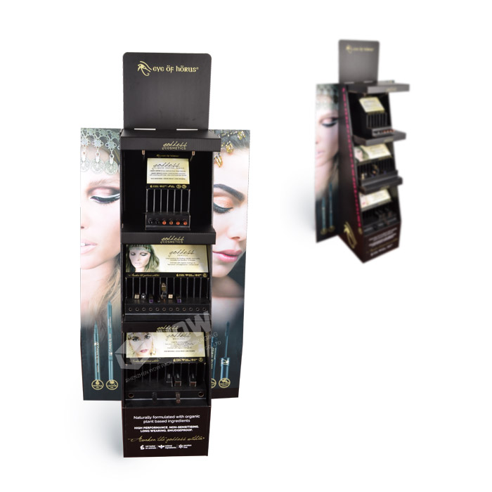 POP Stand for Cosmetic Shop Display with Corrugated Floor Displays