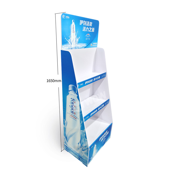 PVC Freestanding Display Rack for Soda Pop