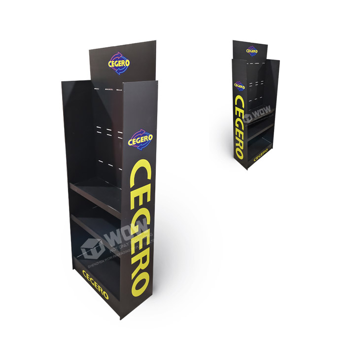 Retail Hanging Plastic Point of Sale Sports Display Rack