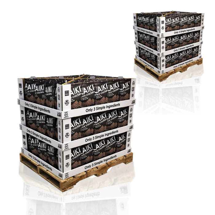 Coffee Bean Cardboard Pallet Display for Sam's Club