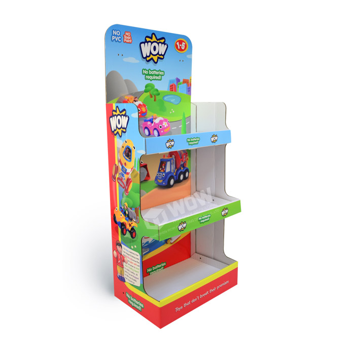 3-Tier POS Cardboard Toy Display Stands