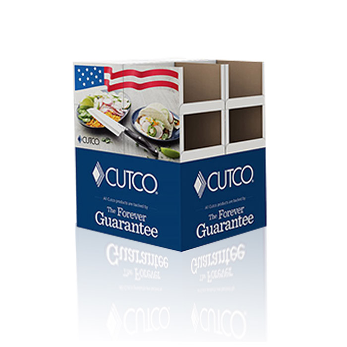 Kitchenware Pallet Dump Bin with Corrugated Shipper Displays for Costco
