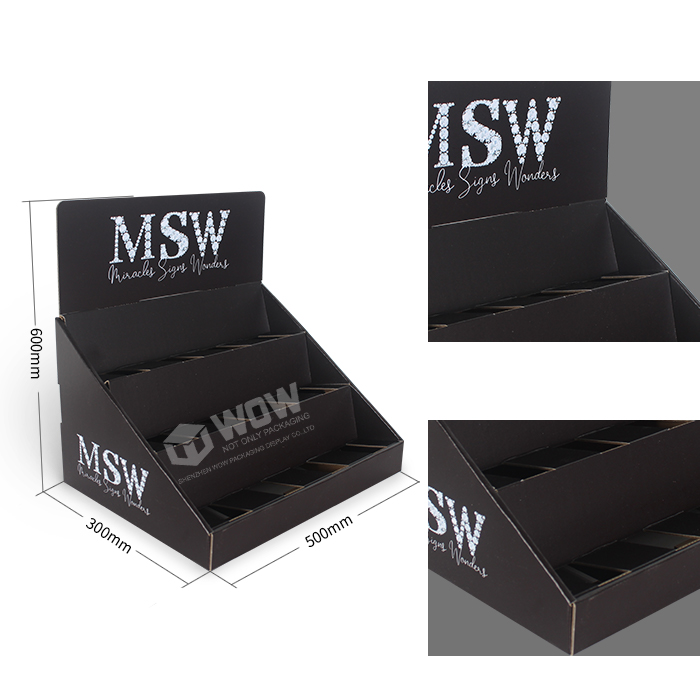 Makeup Display Stand for Retail Store Featuring Product Counter Display and CDU Display