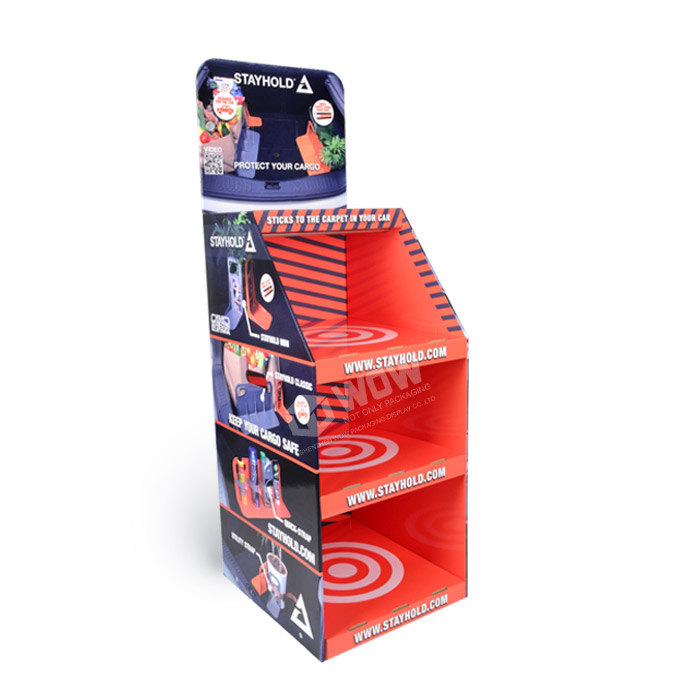 Creative Car Accessories Display Rack with FSDU Retail and PLV Carton Solutions