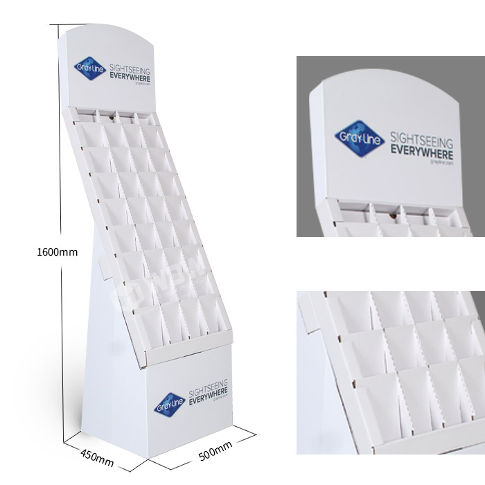 Retail Floor Cardboard Display Stand for Cards Shop POP Displays