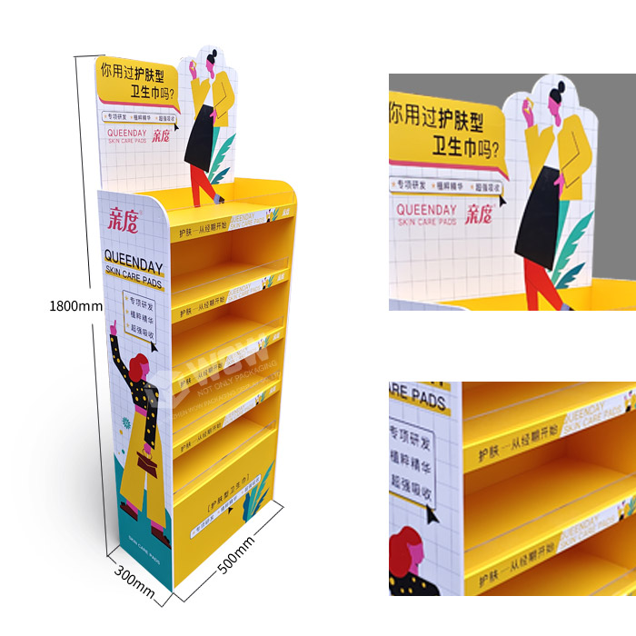 Custom Foam Board Displays for Sanitary Display Stand and POP Floor Display