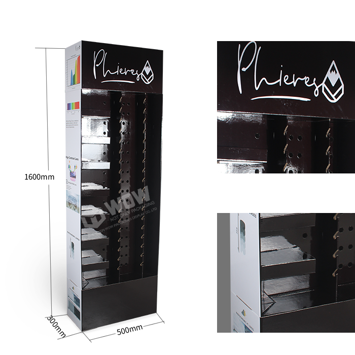 In-Store POP Cardboard End Cap Displays for Goggles Stand