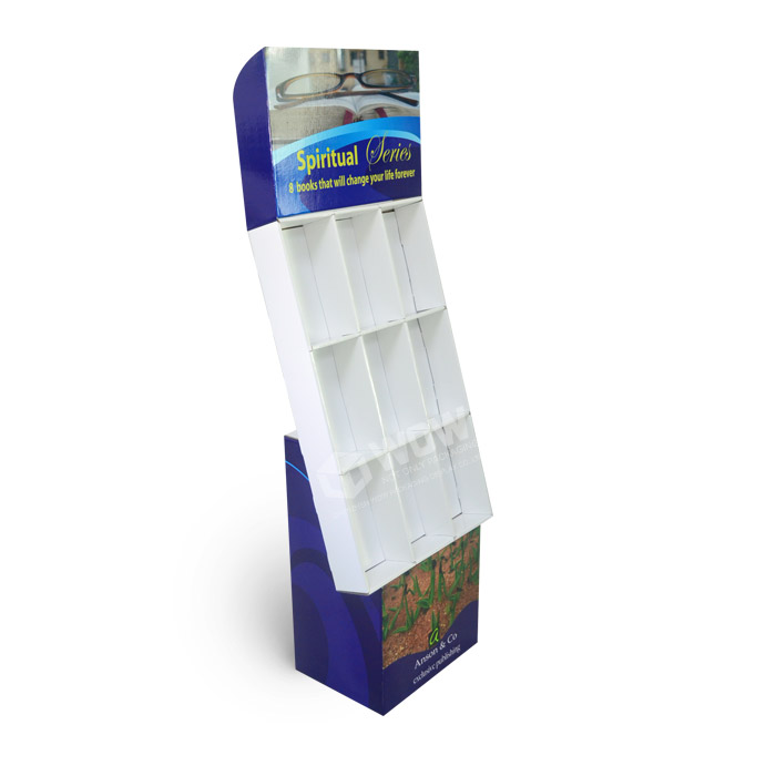 In-Store Point of Purchase Cardboard Tiered Eyeglass Display Rack