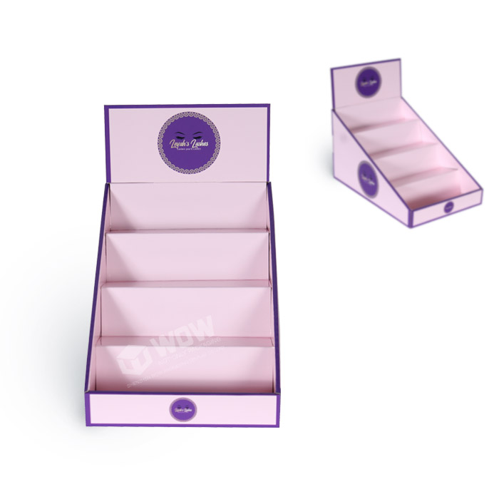 4-Tier POS CDU Cosmetic Shelf Display Rack