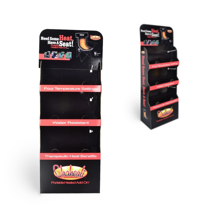 Pharmacy Display Stands Featuring Standing Cardboard Displays and Custom Printing on Cardboard Display Racks