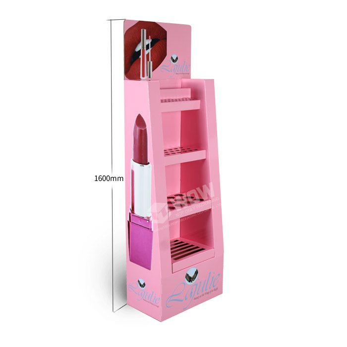 Custom Cardboard Floor Display for Lip Balm