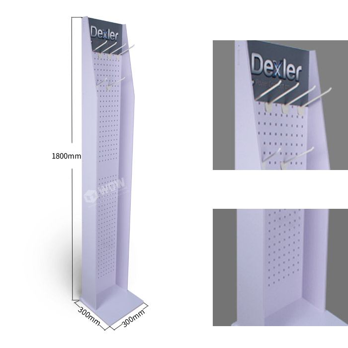 Custom Plastic POP Pegboard Accessories Rack and Point of Sale Display