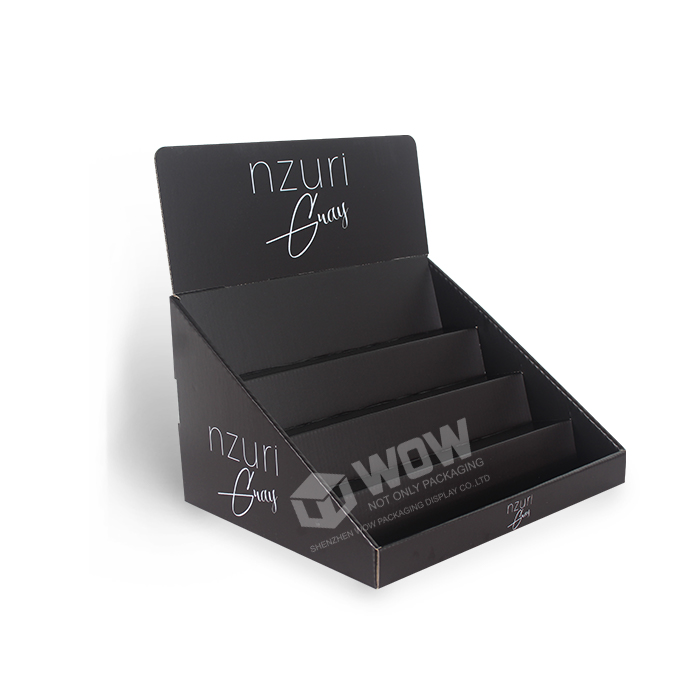 In-Store POP Countertop Nail Polish Displays with Cardboard Step