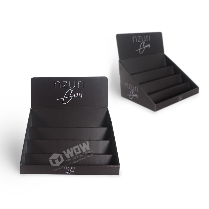 In-Store POP Countertop Nail Polish Displays with Cardboard Step