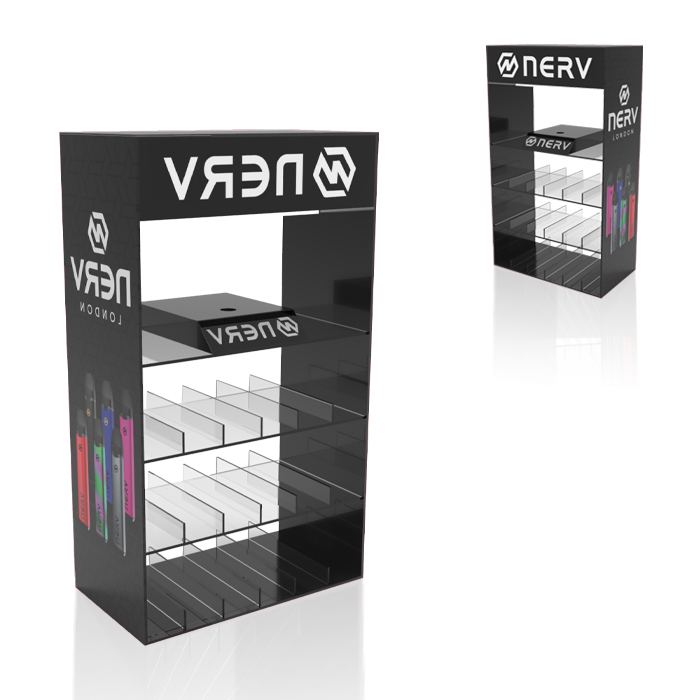 Table Acrylic Stand for Vaping Display and Counter Purchases