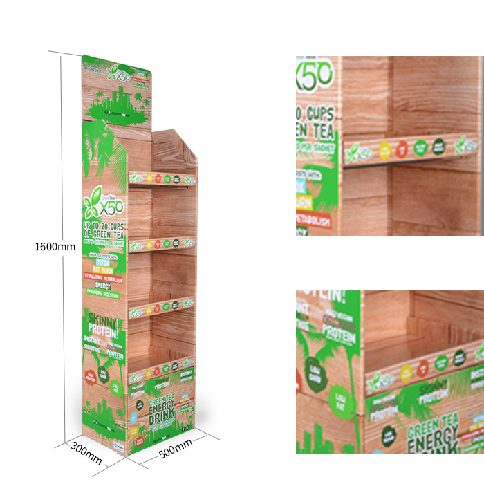 Bespoke POS Stands and Cardboard Floor Standing Display Units for Pharmacy Display Stand