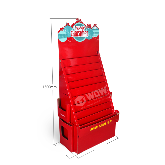 Cardboard Shop Displays and Floor Stand Display for Card Display Stand