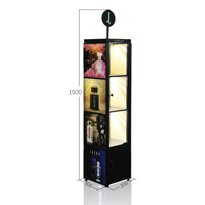 Wire Display Stands for Cosmetic Retail with POP Floor Display