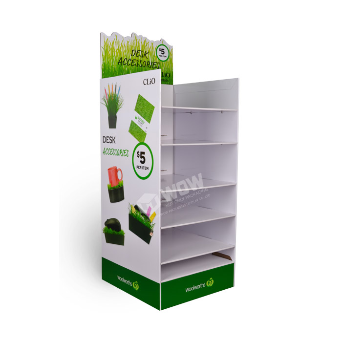 Cardboard Endcap Carpet Display Rack with Material POP Solutions