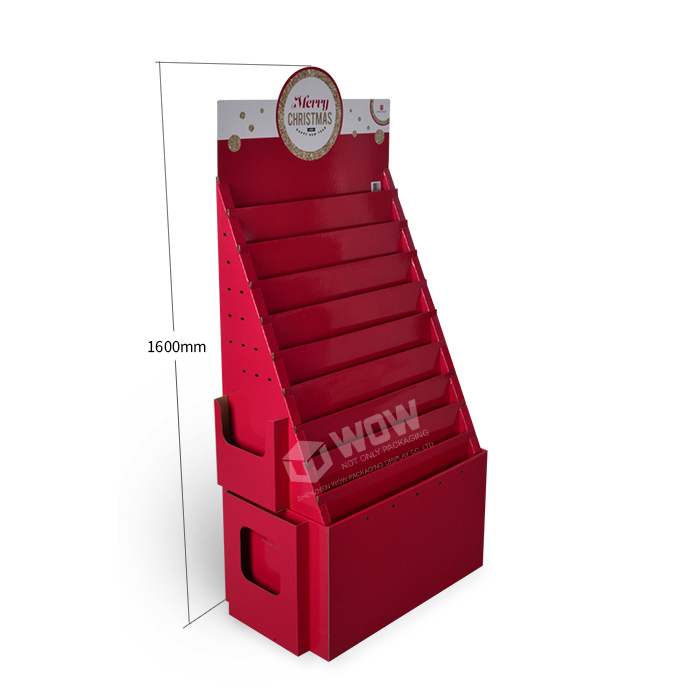 POP Retail Solution Greeting Card Stand Display with Cardboard Design