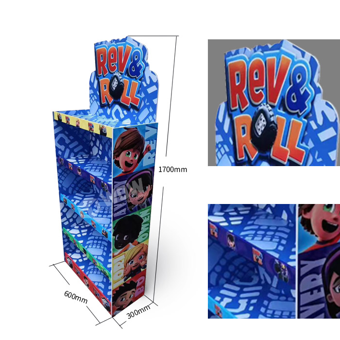Custom Product Displays for Toy Shelf Displays Featuring Floor Stand Displays and Foamboard Retail Display Stands