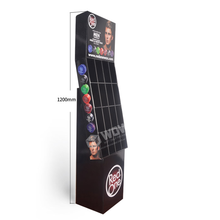 POP Display Product for Cardboard Tiered Hair Product Display Stands
