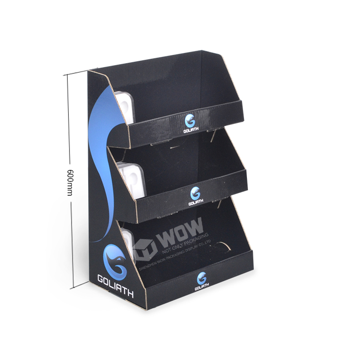Paperboard Countertop Mobile Accessories Display Rack