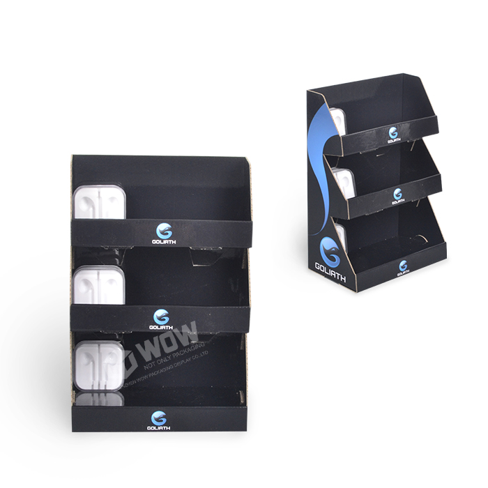 Paperboard Countertop Mobile Accessories Display Rack