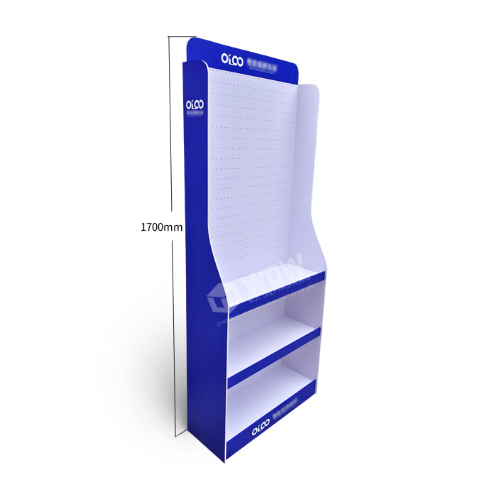 Hanging Mobile Accessories Display Rack with POP Floor Display and PVC Stand