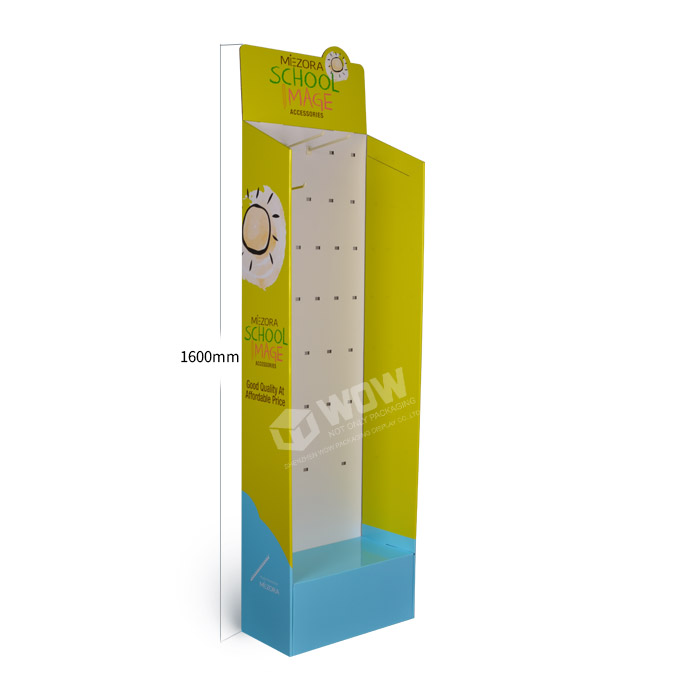 Retail Point of Purchase Seed Packet Display Stand Featuring Cardboard Peg Display