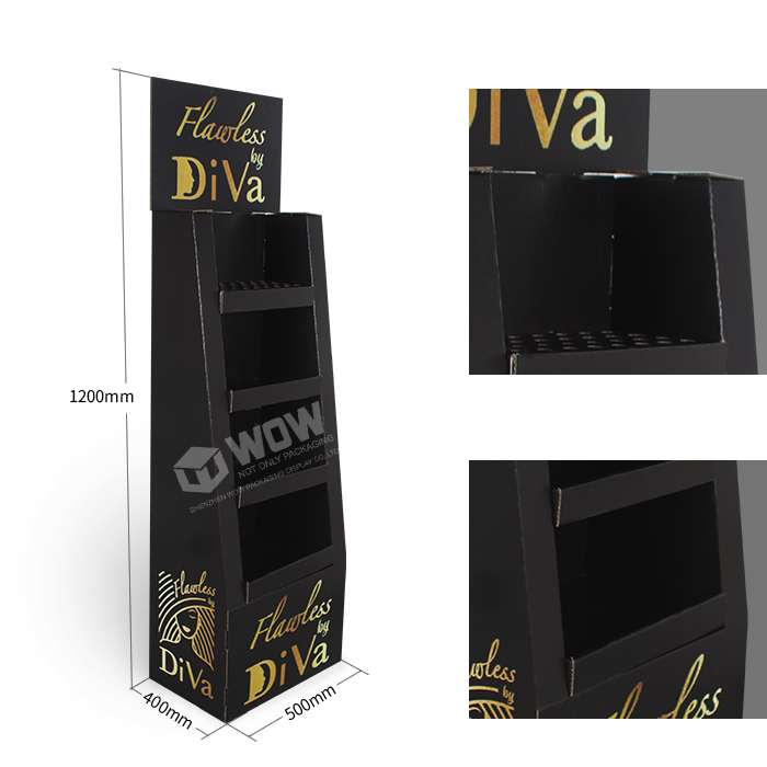 Custom Cardboard Store Displays and FSDU Stands for Perfume Display Rack